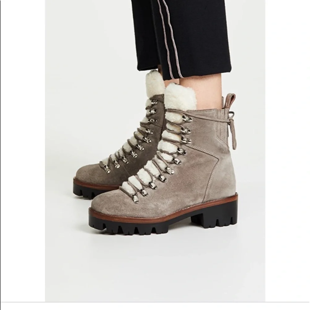 New Jeffrey Campbell Culvert Sherpa boot size 8.5, 10